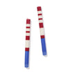 Striped Dinner Candles