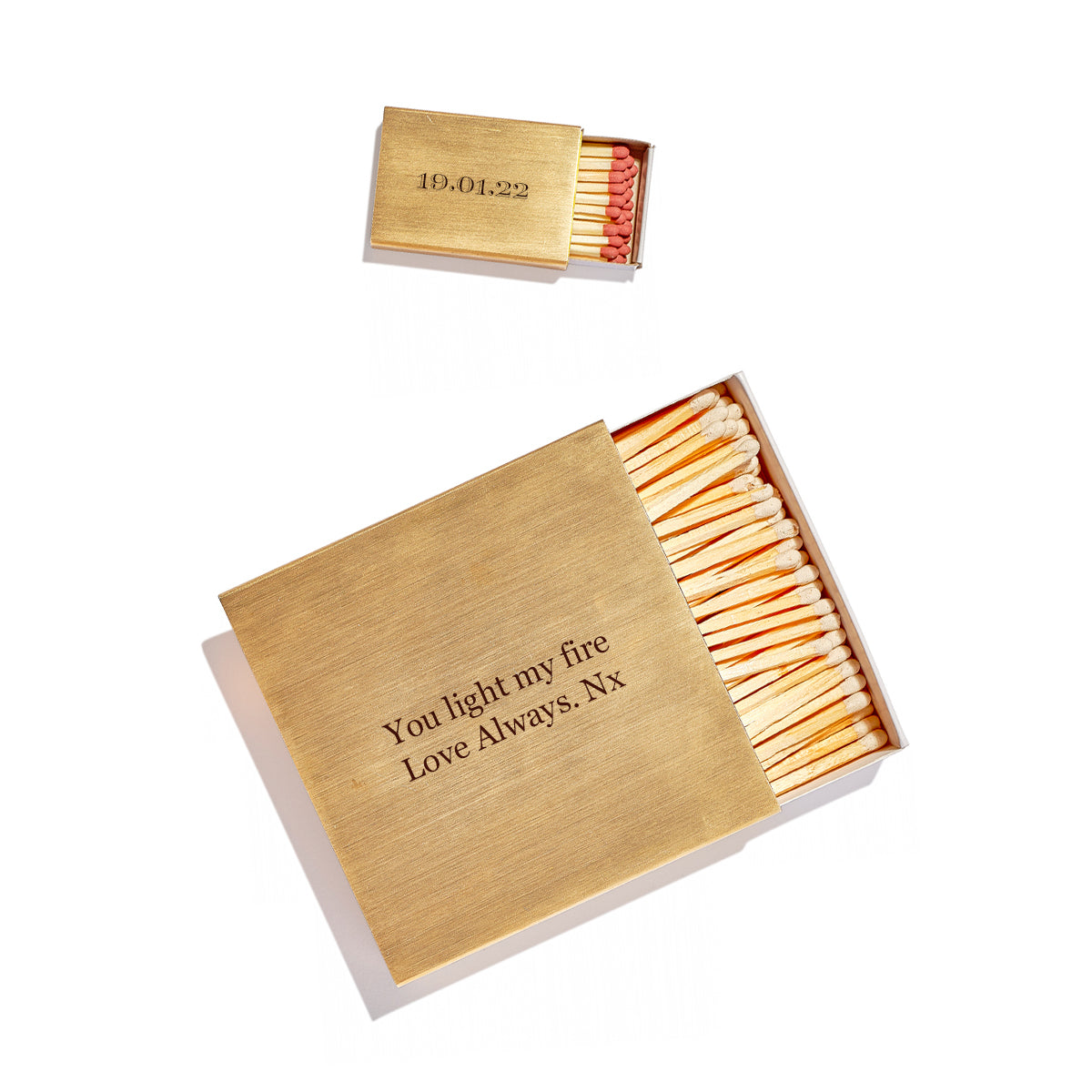 Large Brass Matchbox Cover