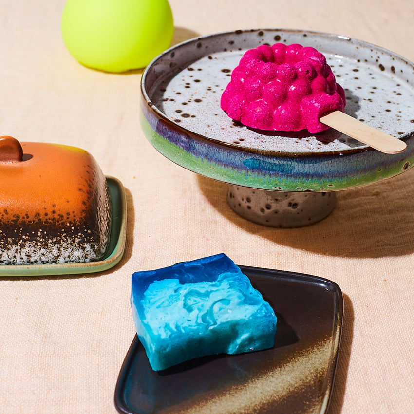 70s Ceramic Butter Dish