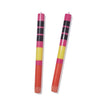 Striped Dinner Candles