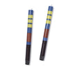 Striped Dinner Candles