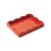 Lacquer Scalloped Tray