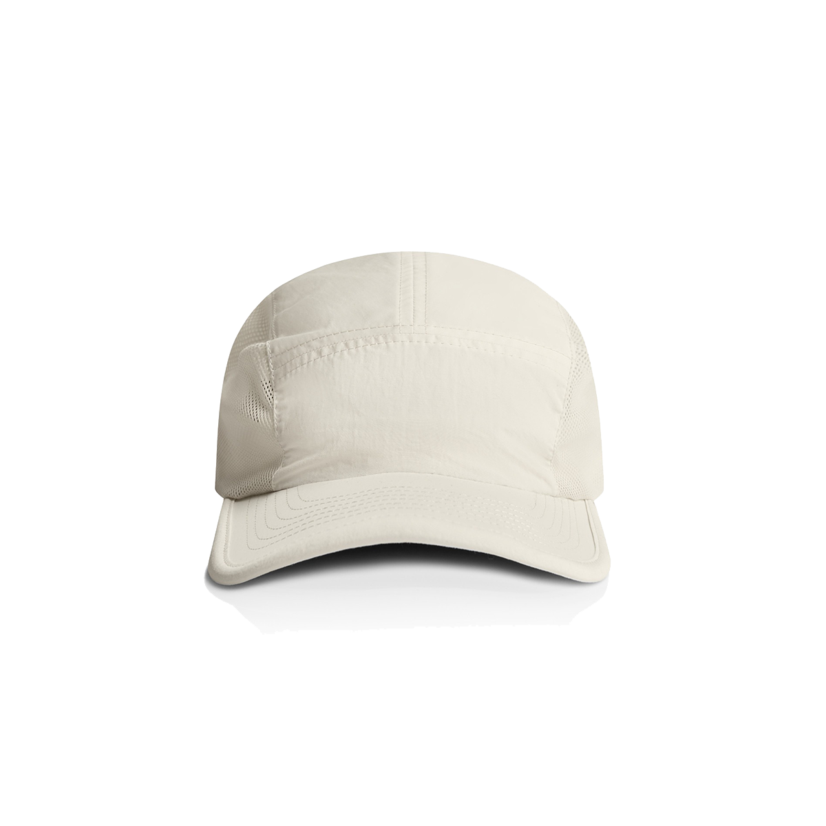 Beige cap on a white background