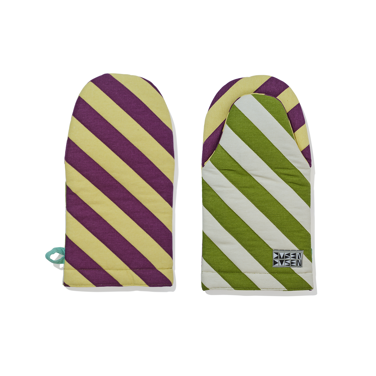 Stripe Oven Mitt
