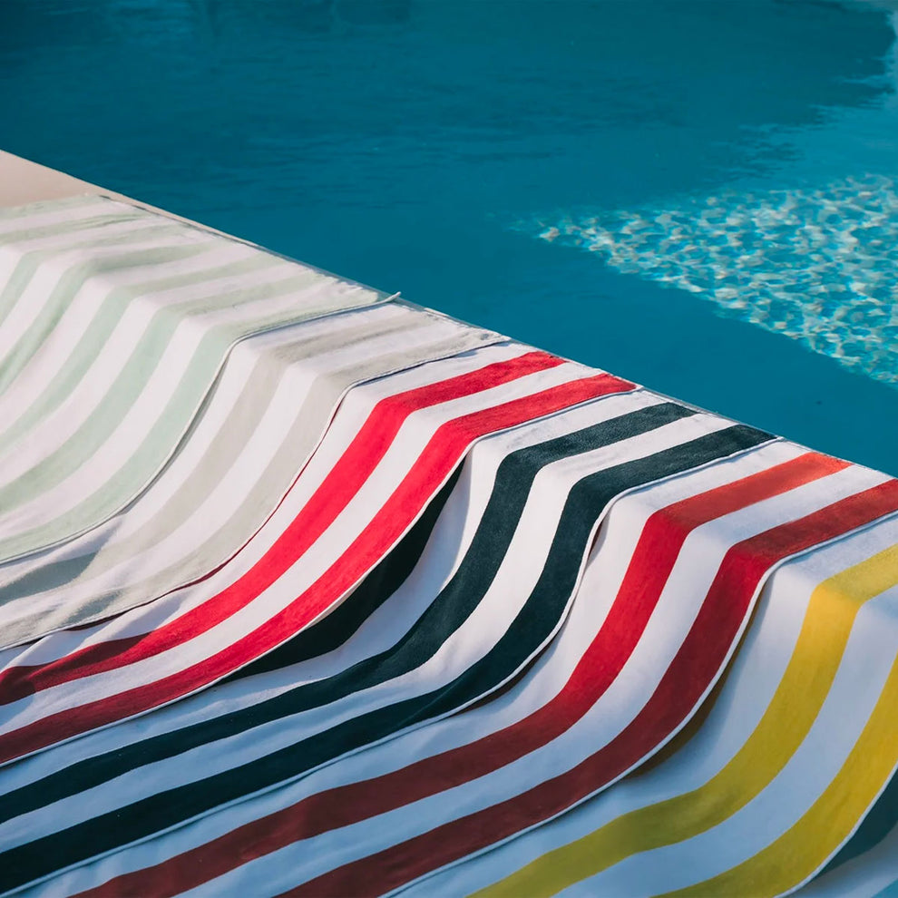 Blue Sky Chequered Gibalta Beach Towel