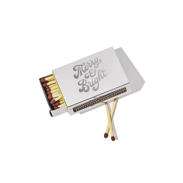 Handwritten Small Silver Matchbox