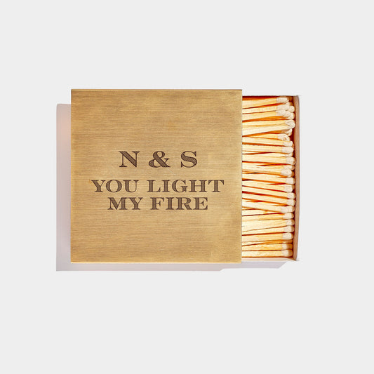 Large Brass Matchbox Cover