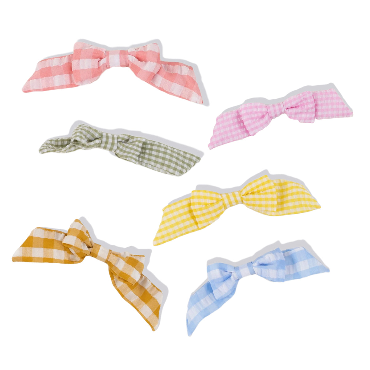 Gingham Hair Bows
