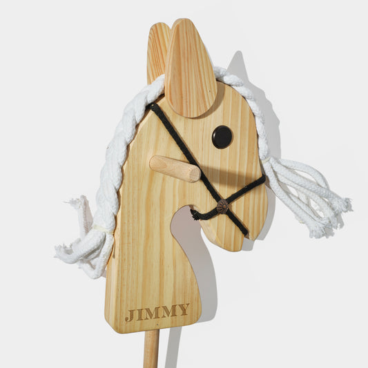 Wooden Broom Horse