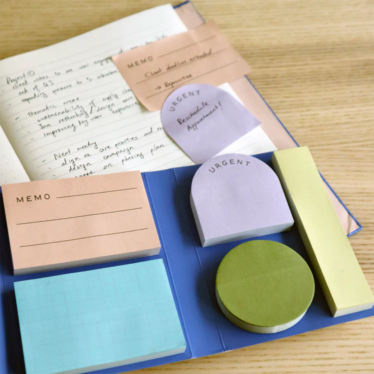 Set of 5 Sticky Notes