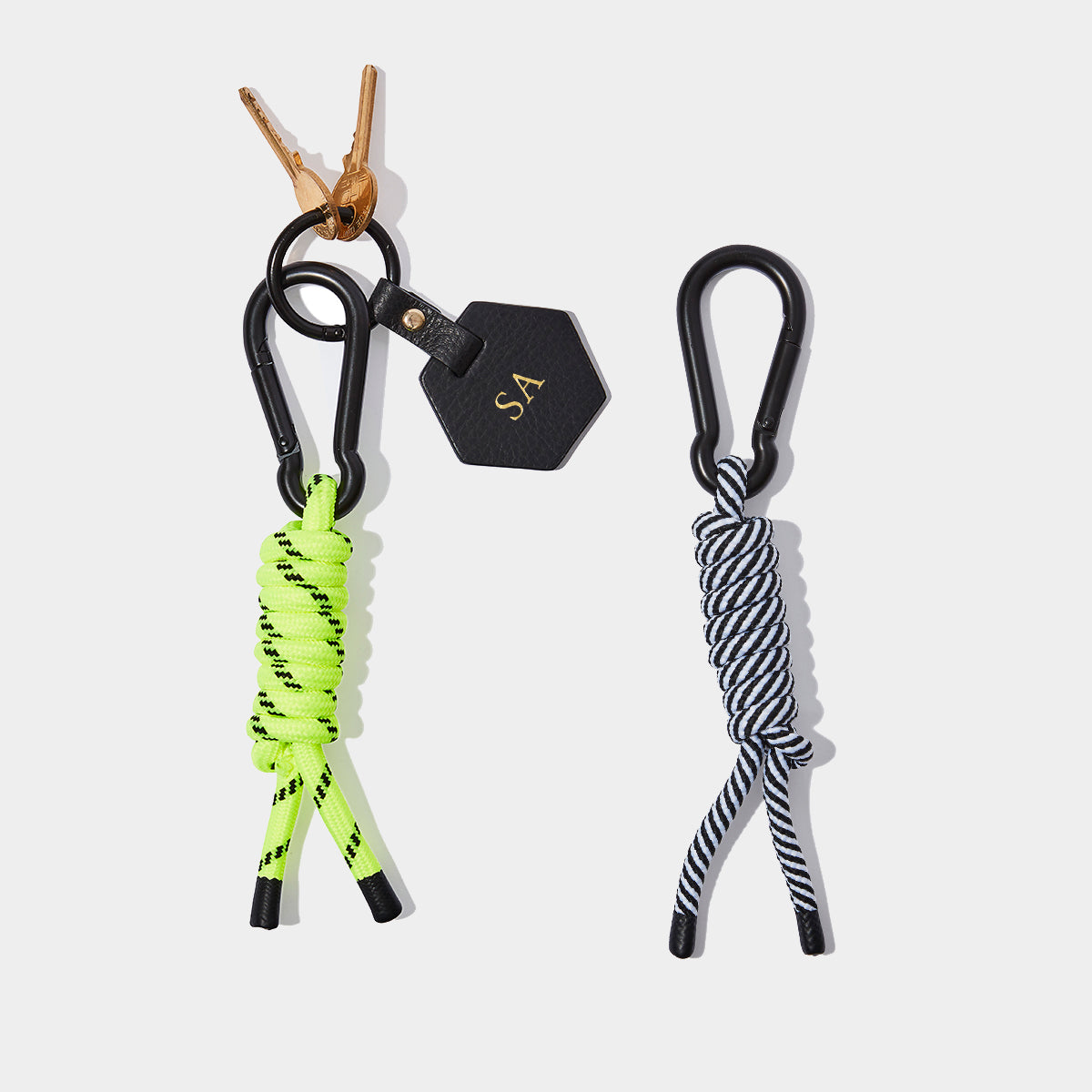 Lettered Rope Key Ring Rope Keyring – Not Another Bill