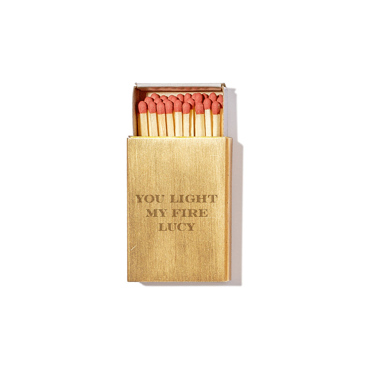 Small Brass Matchbox Cover