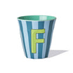 Striped Alphabet Cups