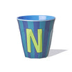 Striped Alphabet Cups