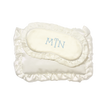 Ruffle Silk Eye Mask & Pouch