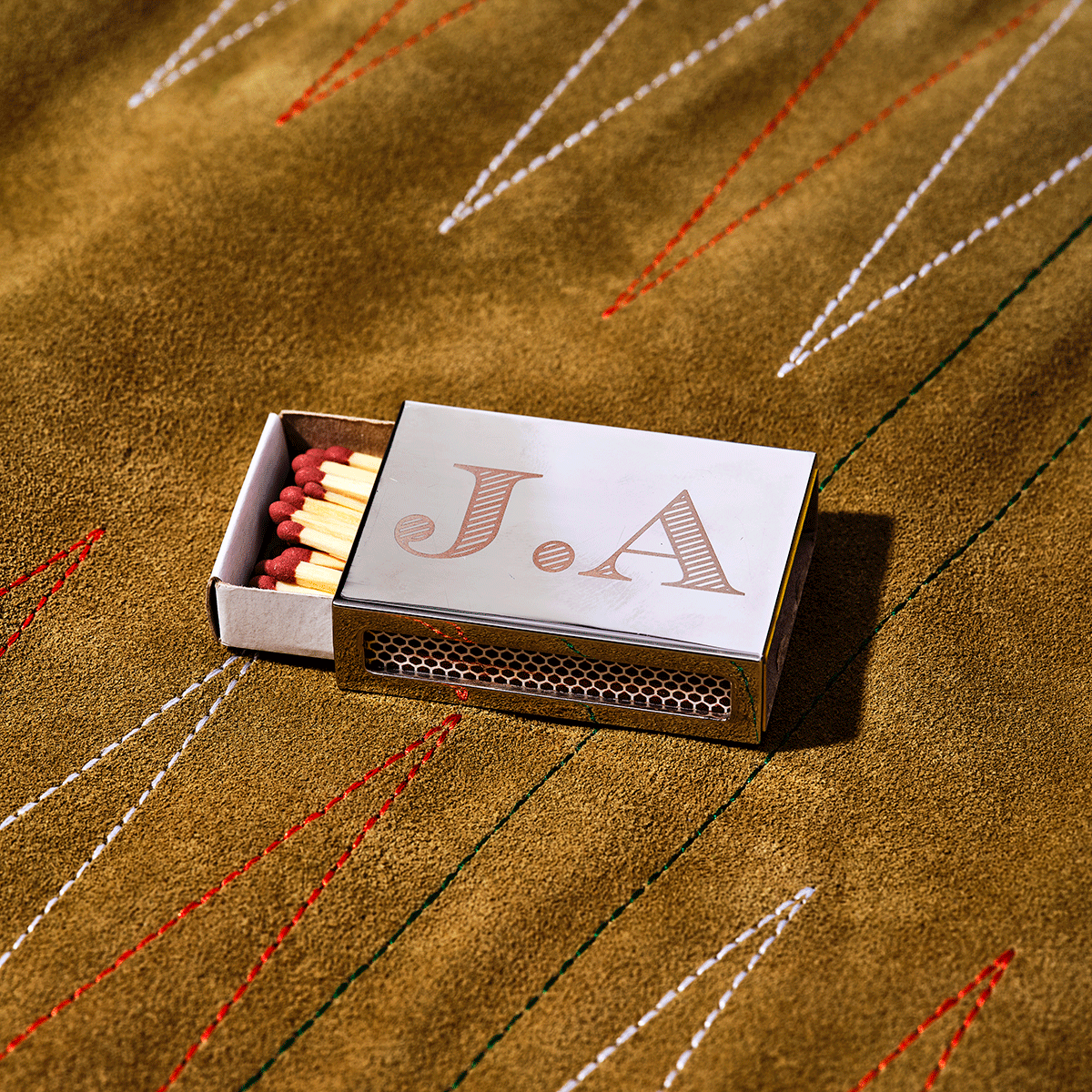 Silver Matchbox Cover