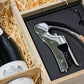 Oeno Motion Wood Chrome Corkscrew