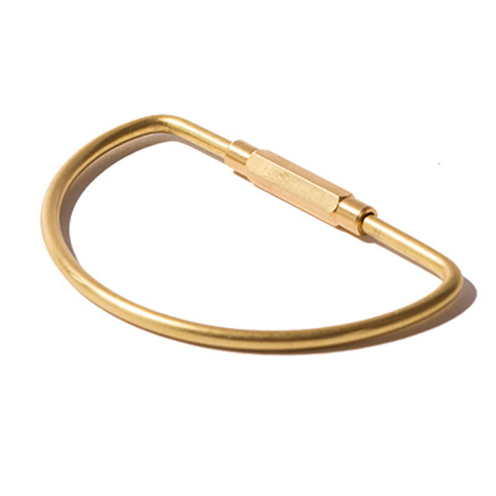 Brass 'D' Key-Ring – Not Another Bill