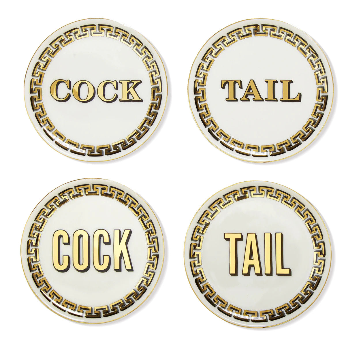 Cock/Tail Coasters