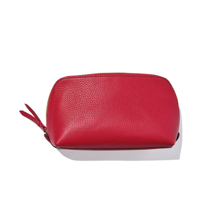 Leather Makeup Pouch