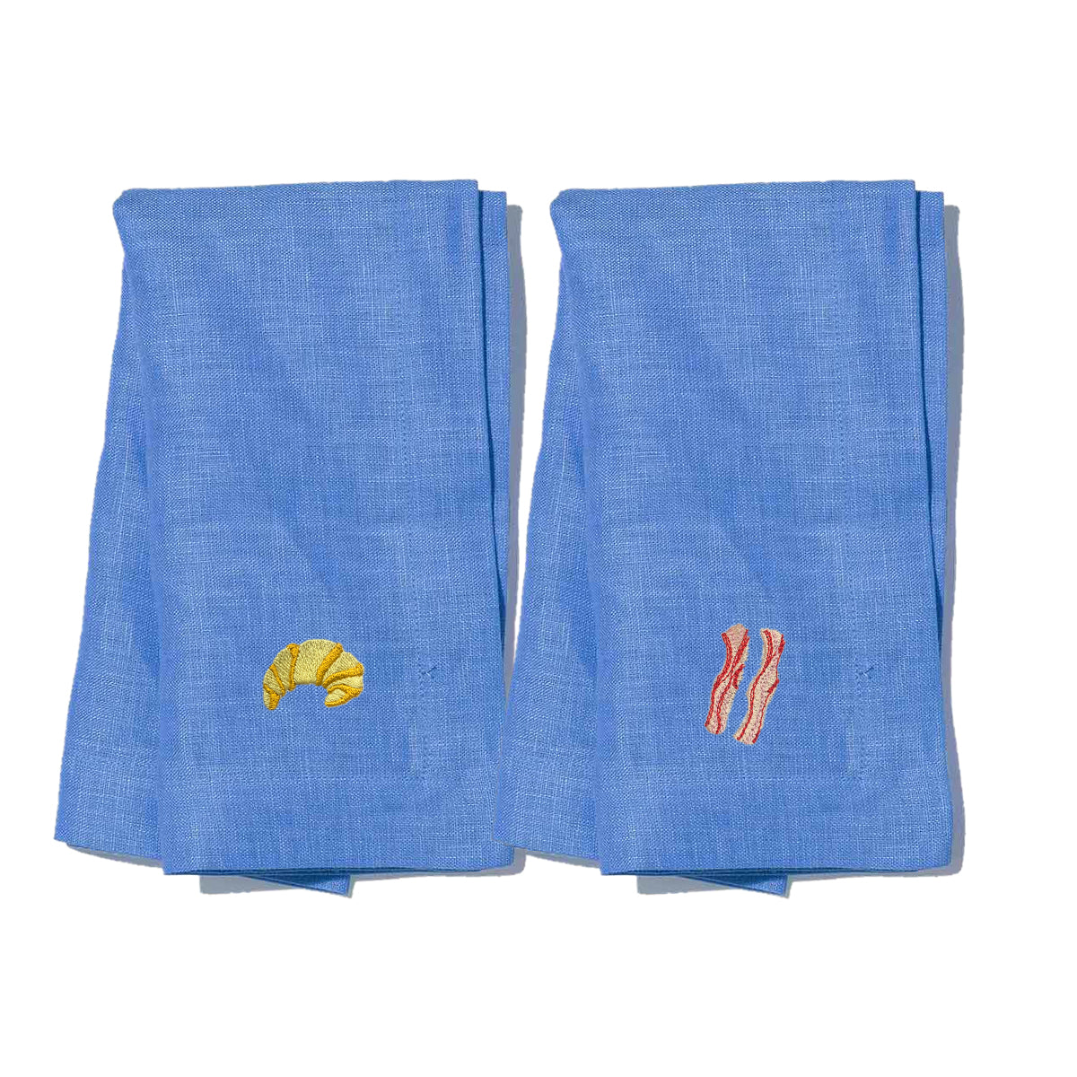 Embroidered Napkins x2
