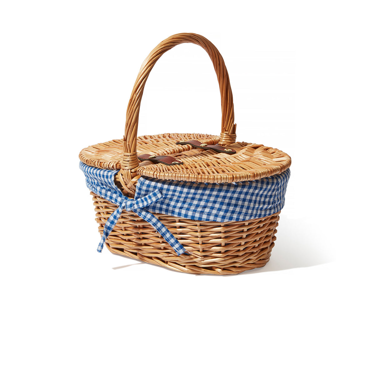 Gingham Picnic Basket