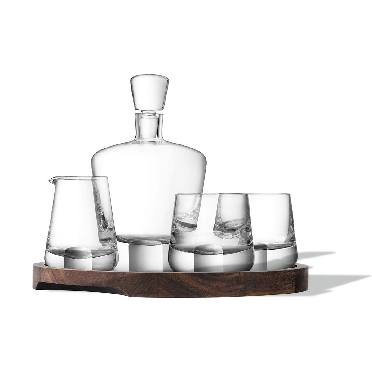 Whisky Connoisseur Set & Walnut Tray