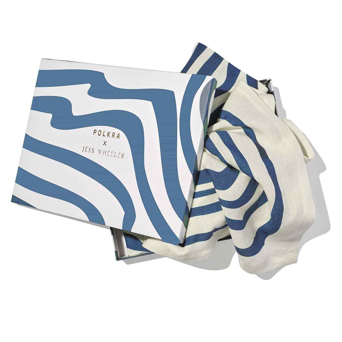Polkra x Jess Wheeler Tablecloth - Arrow Blue