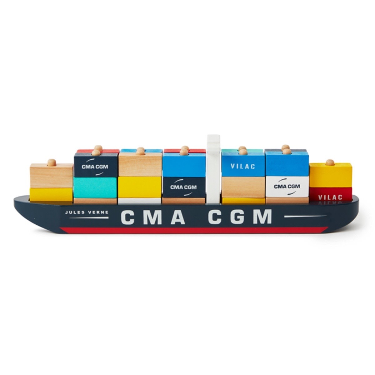 Wooden Container Ship